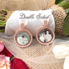 Wedding Picture Charm-Photo Memorial Bouquet Charm for Wedding Remembrance-Loss of Loved Ones