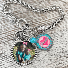 We Love You Grandma Bracelet with Children's Names-Custom Photo Grandma Gift-Christmas Gifts for Grandma-Nana Gift-Mimi-Great Grandma