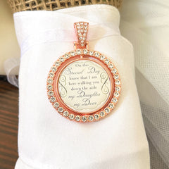 Memory Charm for Wedding Bouquet-Custom Photo Memorial Gift for Bride