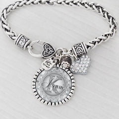 Personalized Name Bracelet -Friend Bracelet -You are loved charm, Gifts for Best Friend, Initial Name Jewelry