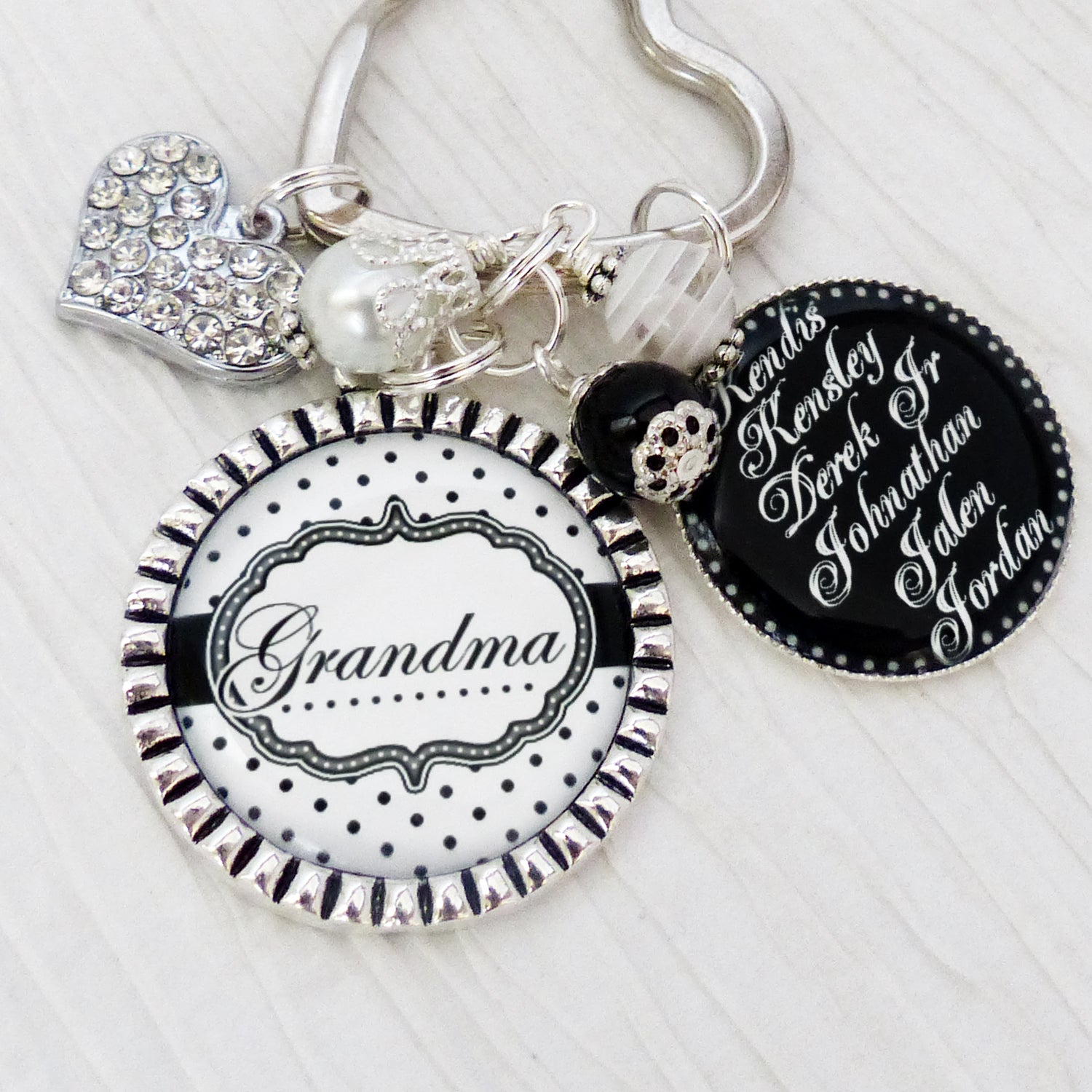 Custom Grandma Gifts, Keychain, Children's Names, Grandma Mother's Day, Grandma, Nana, Mimi, Gigi