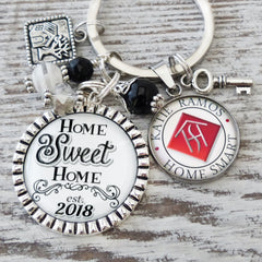 Realtor Closing Gift, New Home Keychain, Personalized Year, My First Home, House Warming Gift