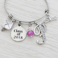 Class of 2023 Personalized Graduation Gift for Her-Graduation Bracelet