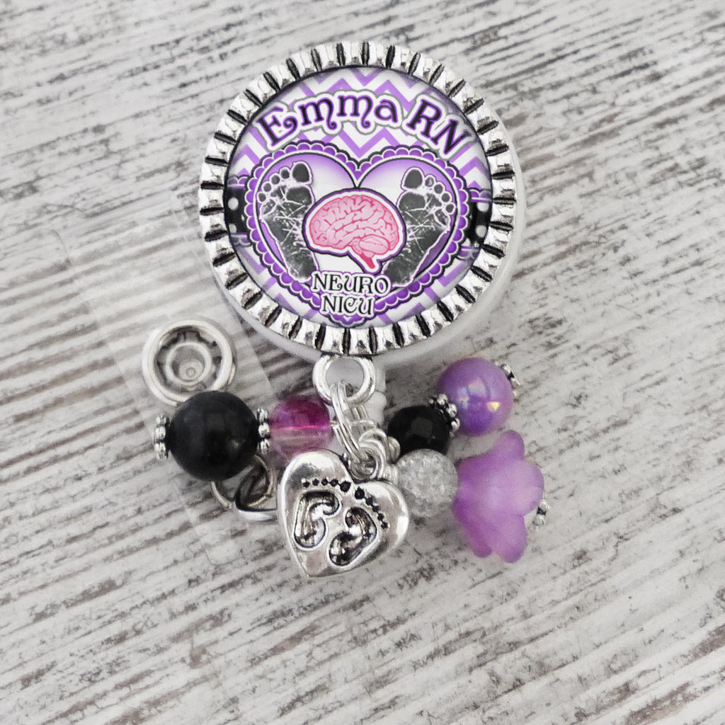 Rn Badge Reel, Personalized ID Badges for Nurses, Zebra Print, NP, BSN, Cna, Retractable Holder with Name and Title, Custom Nurse Gifts, Graduation
