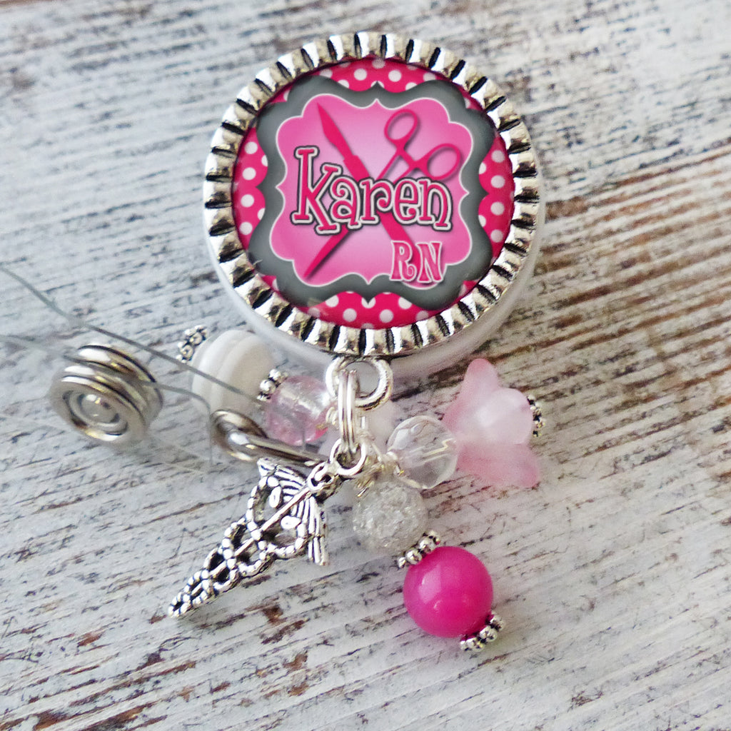 Surgical Tech Badge Reel, Personalized ID Badges Surgical