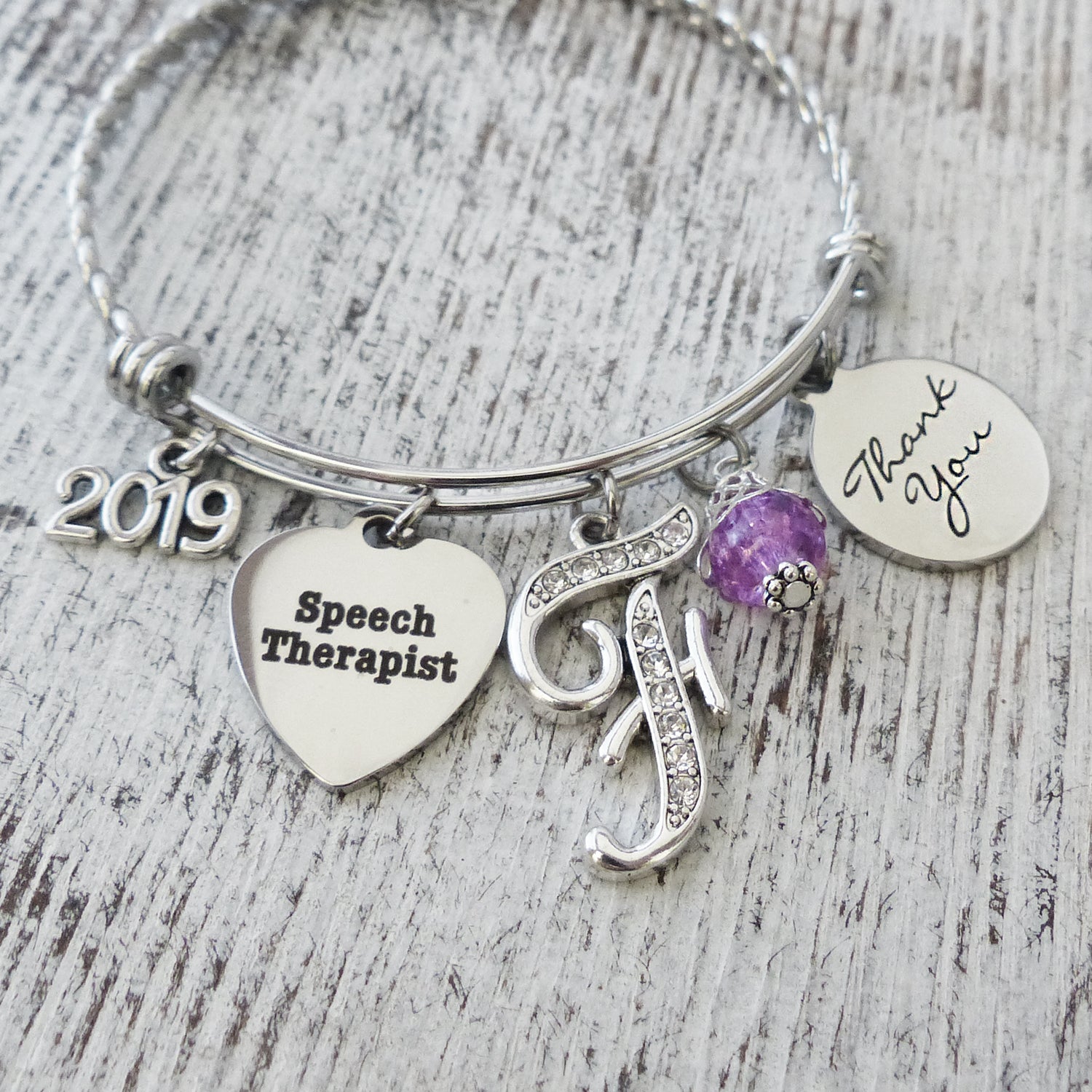 Thank You Speech Therapist Gifts, Speech Therapy, Thank you Therapist Gifts, Personalized Jewelry, Special Needs