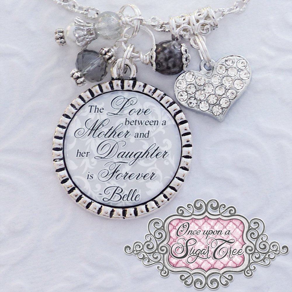 Mother of the BRIDE Necklace, Personalized Inspirational Quote, Thank you for raising the WOMAN of my dreams Wedding Gift WeddingJewelry