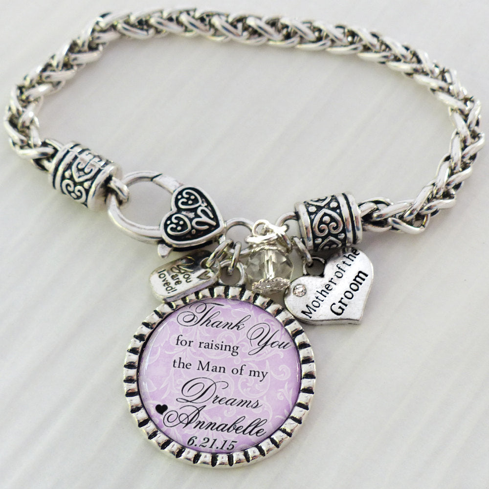 Mother of the Groom Gift- Personalized Bracelet-Today a Groom Tomorrow –  Sugartree and Company