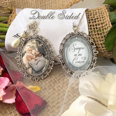 Spanish Bridal Bouquet Charm-Memorial Wedding Remembrance Gift for Bride